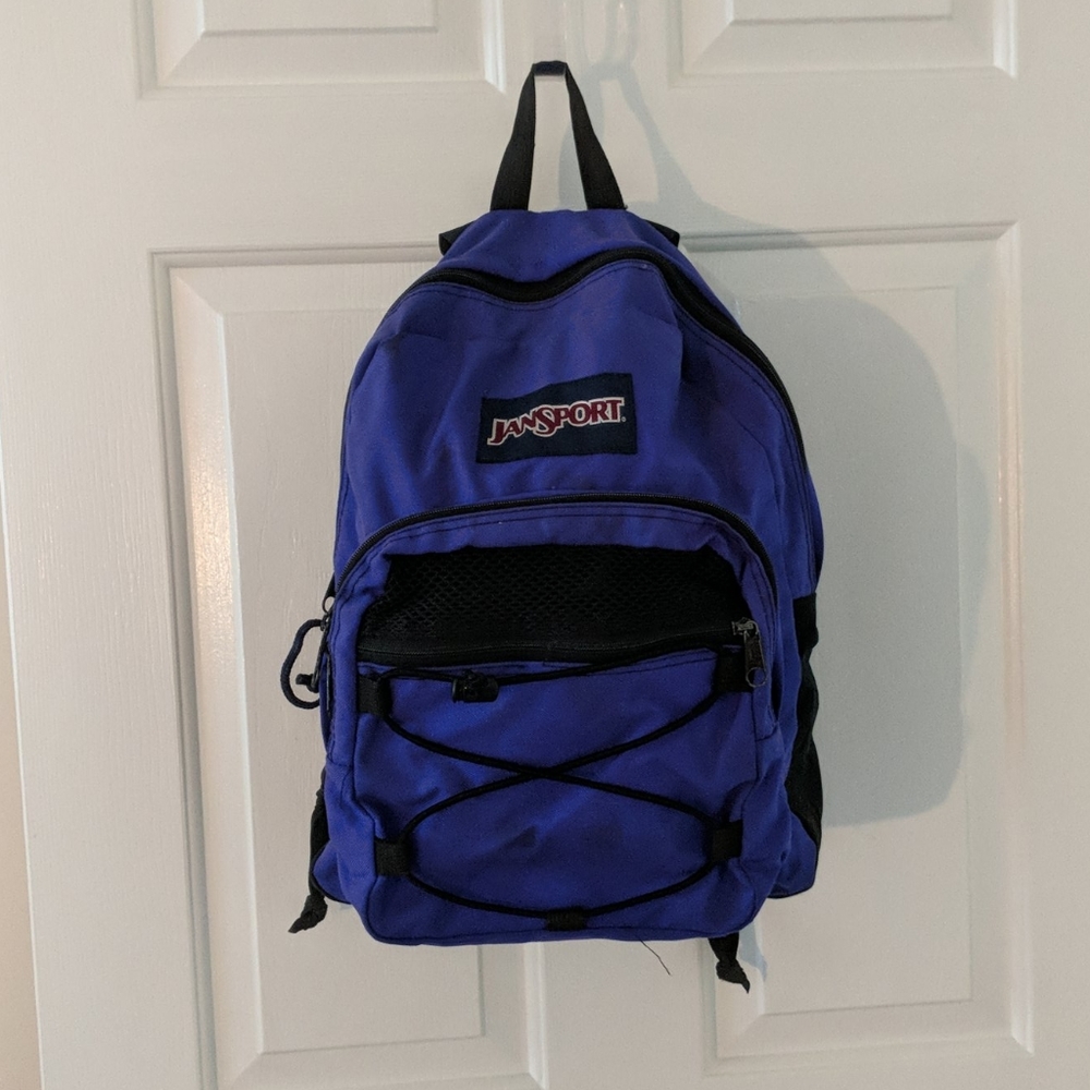 Great shape Jansport backpack Barney Purple